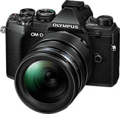 OLYMPUS OM-D E-M5 Mark III Body + M.Zuiko Digital ED 12-40mm F2.8 PRO - Systemkamera (Fotoauflösung: 20.4 MP) Schwarz