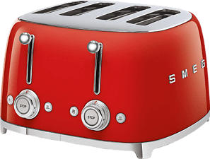 SMEG 50's Retro Style 4S - Grille-pain (Rouge)