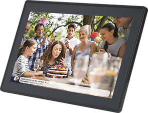 FRAMEO PFF-1513 Digitaler Bilderrahmen (15.6 ") Schwarz