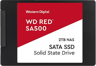 WESTERN DIGITAL WD Red SA500 NAS SATA SSD - Disco rigido (SSD, 2 TB, Nero)