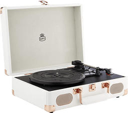 GPO Soho - Tourne-disque (Blanc/Or rose)