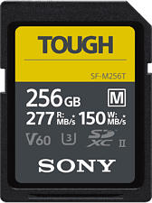 SONY SFM256T Tough UHS-II - SDXC-Schede di memoria (256 GB, 277 MB/s, Nero)