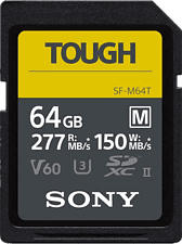 SONY SF-M64T - SDXC-Scheda di memoria (64 GB, 277 MB/s, Nero)