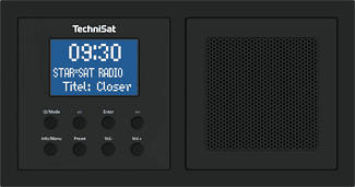 TECHNISAT DIGITRADIO UP1 - Radio numérique (DAB, DAB+, FM, Noir)
