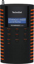 TECHNISAT TECHNIRADIO Solar - Radio digitale (DAB, DAB+, FM, Arancione/Nero)