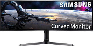 SAMSUNG LC43J890DKU - Monitor (43 ", , 120 Hz, Dunkelblau/Grau)