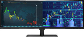 LENOVO ThinkVision P44w-10 - Monitore (43.4 ", UHD 4K, Nero)