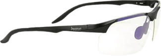 KONIX Drakkar Pro - Gaming Brille (Schwarz/Transparent)