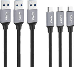 AUKEY CB-CMD1 - Cavo USB (Nero/Grigio)