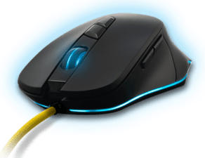 ISY IGM-2000 - Gaming Maus (Schwarz/Gelb)