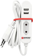 SKROSS Travel Station EU - Steckdosenleiste (Weiss)