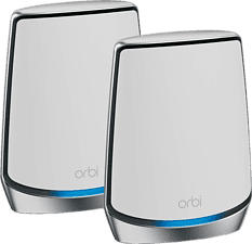 NETGEAR ORBI RBK852-100EUS AX6000 - Wi-Fi Mesh System (Blanc/Gris)