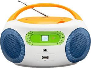 OK ORC 512 - CD-Player/Radiorecorder (FM, Mehrfarbig)