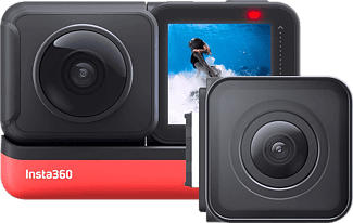 INSTA360 One R Twin - Actioncam (Fotoauflösung: 12 MP) Schwarz