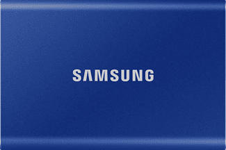 SAMSUNG Portable SSD T7 - Festplatte (SSD, 2 TB, Indigo Blue)