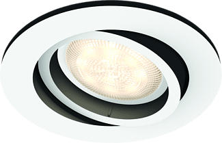 PHILIPS Hue White Ambiance Milliskin - Einbau-Spot-Lampe/Deckenlampe (Silber/Weiss)