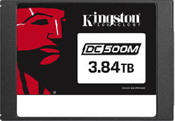 KINGSTON DC500M (Usage mixte) - Disque dur (SSD, 3.84 TB, Noir)
