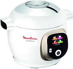 MOULINEX Cookeo+ - Multicooker (Bianco/Cromo)
