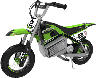 RAZOR SX350 McGrath - Vélo de motocross électrique (Noir/Vert)