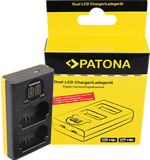 PATONA 1888 Dual LCD - Caricatore USB (Nero/Giallo)