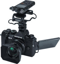 OLYMPUS OM-D E-M5 Mark III Body + M.Zuiko Digital ED 12mm F2 + Kit Vlogger - Fotocamera (Risoluzione efficace della foto: 20.4 MP) Nero
