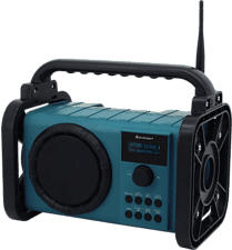 SOUNDMASTER DAB80 - Radio da cantiere (FM, DAB+, Blu/Nero)