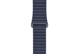 APPLE Loop in pelle 44 mm M - Bracciale di ricambio (Profondo blu)