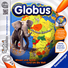 RAVENSBURGER tiptoi: Der interaktive Globus /D - Gesellschaftsspiel (Mehrfarbig)