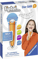 RAVENSBURGER tiptoi Der Stift /D (2020) - Système d'apprentissage et de création audio-numérique (Orange)