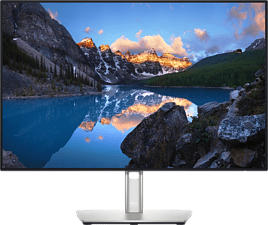 DELL UltraSharp U2421E - Monitore (24.1 ", WUXGA, 60 Hz, Argento/Nero)