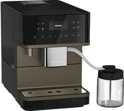 MIELE CM 6360 MilkPerfection - Kaffeevollautomat (Obsidianschwarz/BronzePearlFinish)