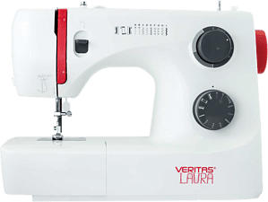 VERITAS Laura - Machine à coudre (Blanc/Rouge)