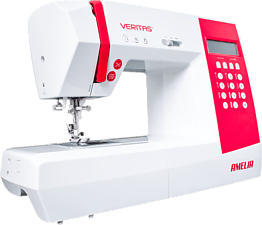 VERITAS Amelia - Nähmaschine (Weiss/Rot)