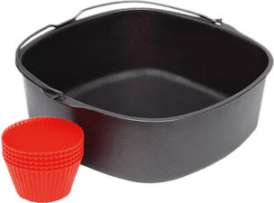 PHILIPS HD9925/01 - Kit per Airfryer (Nero/Rosso)