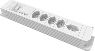 SCHOENENBERGER Power Strip - Steckdosenleiste (Weiss)