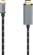 MediaMarkt HAMA USB-C/HDMI 4K 1.5M - Câble adaptateur USB-C/HDMI (Noir/Gris)