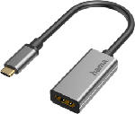 MediaMarkt HAMA 200305 ADAPTER USB-C/HDMI 4K M/F ALU - Câble adaptateur USB-C/HDMI (Gris)
