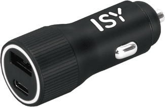 ISY ICC-8000 - Caricabatteria per auto (Nero)