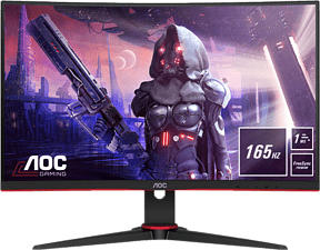 AOC C27G2AE/BK - Gaming monitor (27 ", Full-HD, 165 Hz, Nero/Rosso)