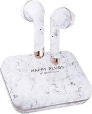 HAPPY PLUGS Air 1 Plus Earbud - True Wireless Kopfhörer (In-ear, Weiss/Marble)