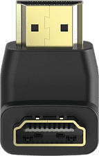 HAMA 205165 ADAPTER HDMI M/F ANGLE - Adaptateur d'angle HDMI (Noir)