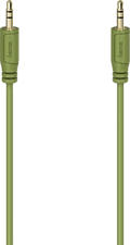HAMA FLEXI-SLIM CABLE AUX3 M/M 0.75M - Câble audio (Vert)