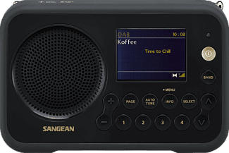SANGEAN DPR-76 - Digital-Radio (DAB, DAB+, FM, Schwarz)