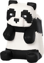 MediaMarkt JUST TOYS Minecraft: Panda - Mega SquishMe - Sammelfigur (Schwarz/Weiss)