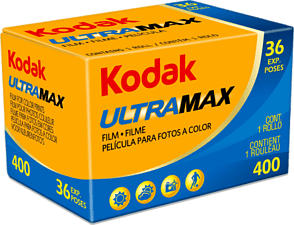 KODAK GOLD ULTRA 400 135-36 - Analogfilm (Blau/Gelb)