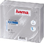 MediaMarkt HAMA Boîtier CD standard double - Boîtiers vides CD (Transparent)