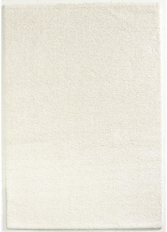 Hochflor Teppich Weiß Soft 120x170 cm