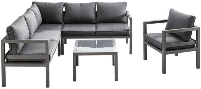 Loungegarnitur 18-teilig 182/182 cm