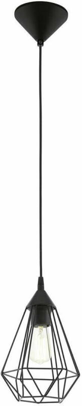 Hängeleuchte „Tarbes 1“, 17,5 cm, schwarz