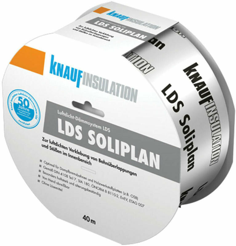 Papierklebeband „LDS Soliplan“, 40000x80 mm, weiß